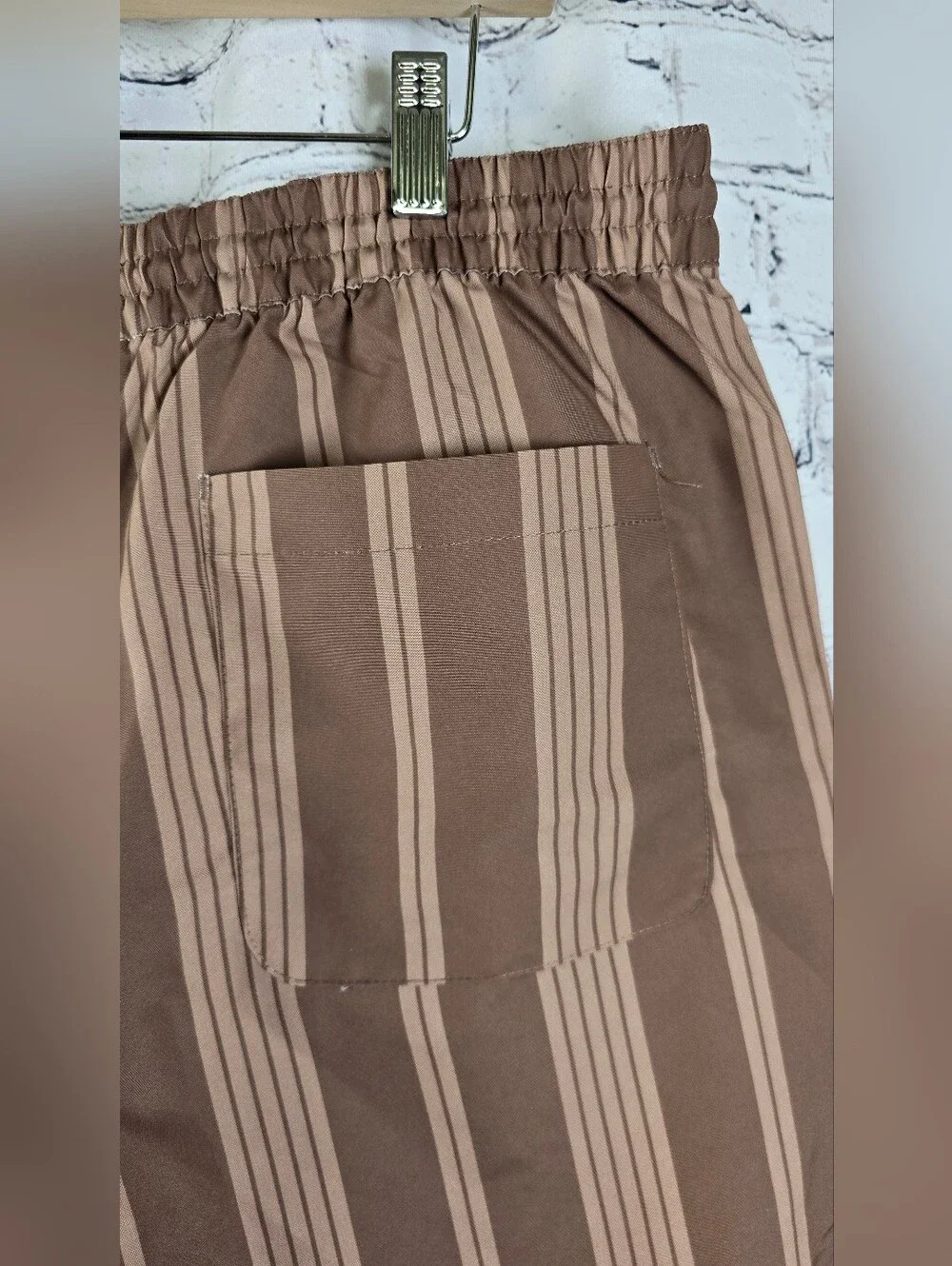 Arizona‎ Men's Brown Striped Shorts Size Large
